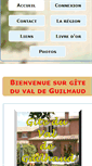 Mobile Screenshot of gite-duvaldeguilhaud.com